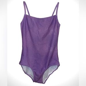 Chameleon Activewear Shimmering Violet Camisole Leotard